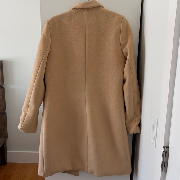 Lulus Harriet Long Double-Breasted Tan Coat - Picture 6 of 8